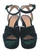 Gianvito Rossi Velvet Sandals