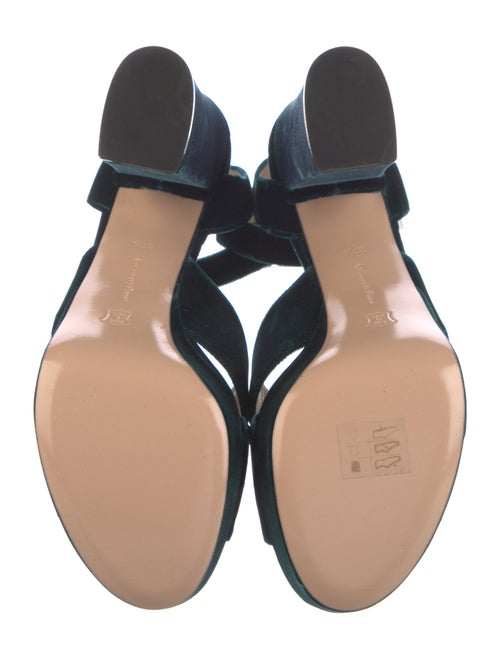 Gianvito Rossi Velvet Sandals