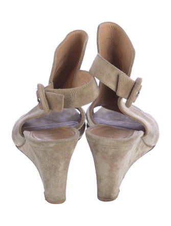 Gianvito Rossi Suede Slingback Sandals