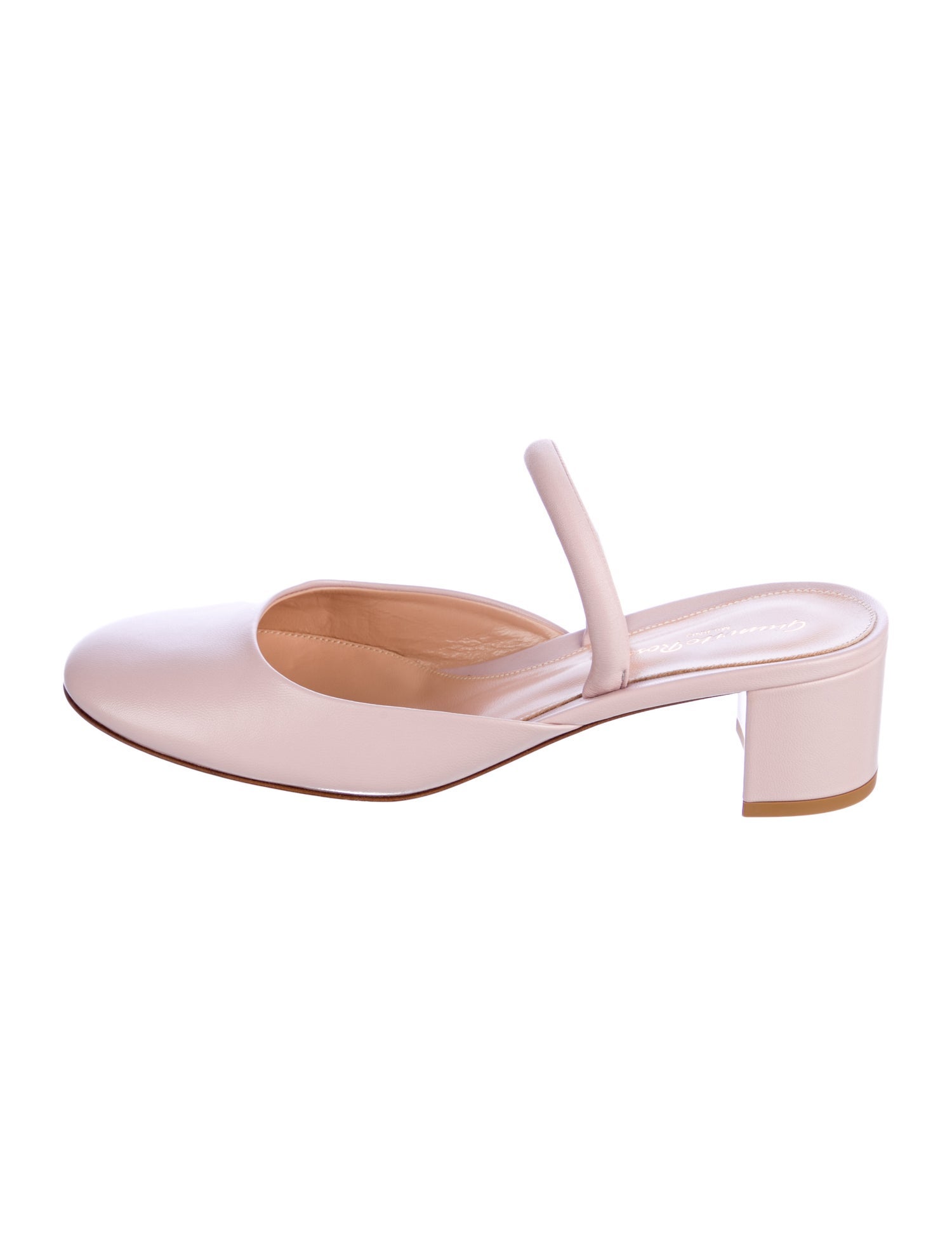 Gianvito Rossi Leather Mules