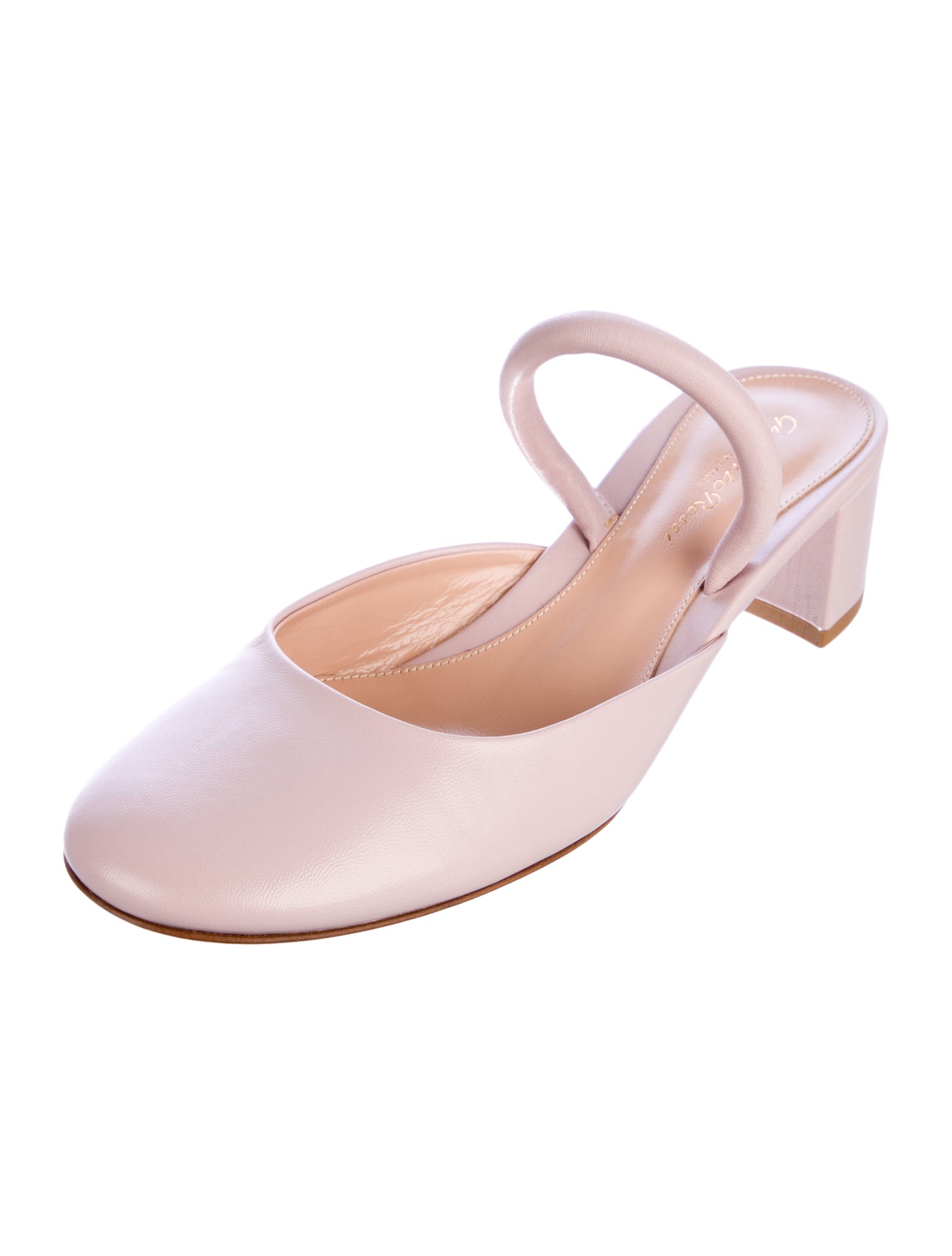 Gianvito Rossi Leather Mules
