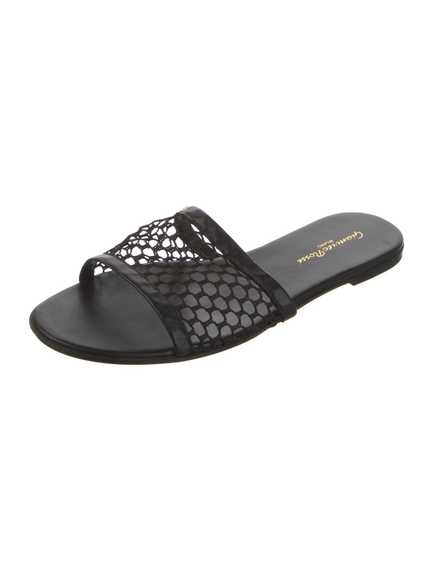 Gianvito Rossi Leather Slides