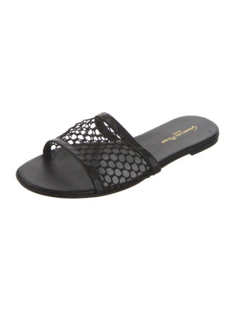 Gianvito Rossi Leather Slides