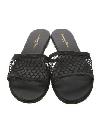Gianvito Rossi Leather Slides