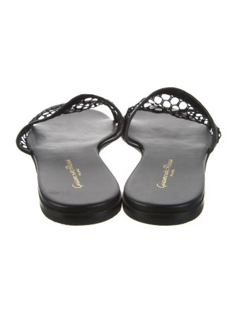 Gianvito Rossi Leather Slides