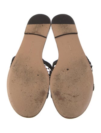 Gianvito Rossi Leather Slides