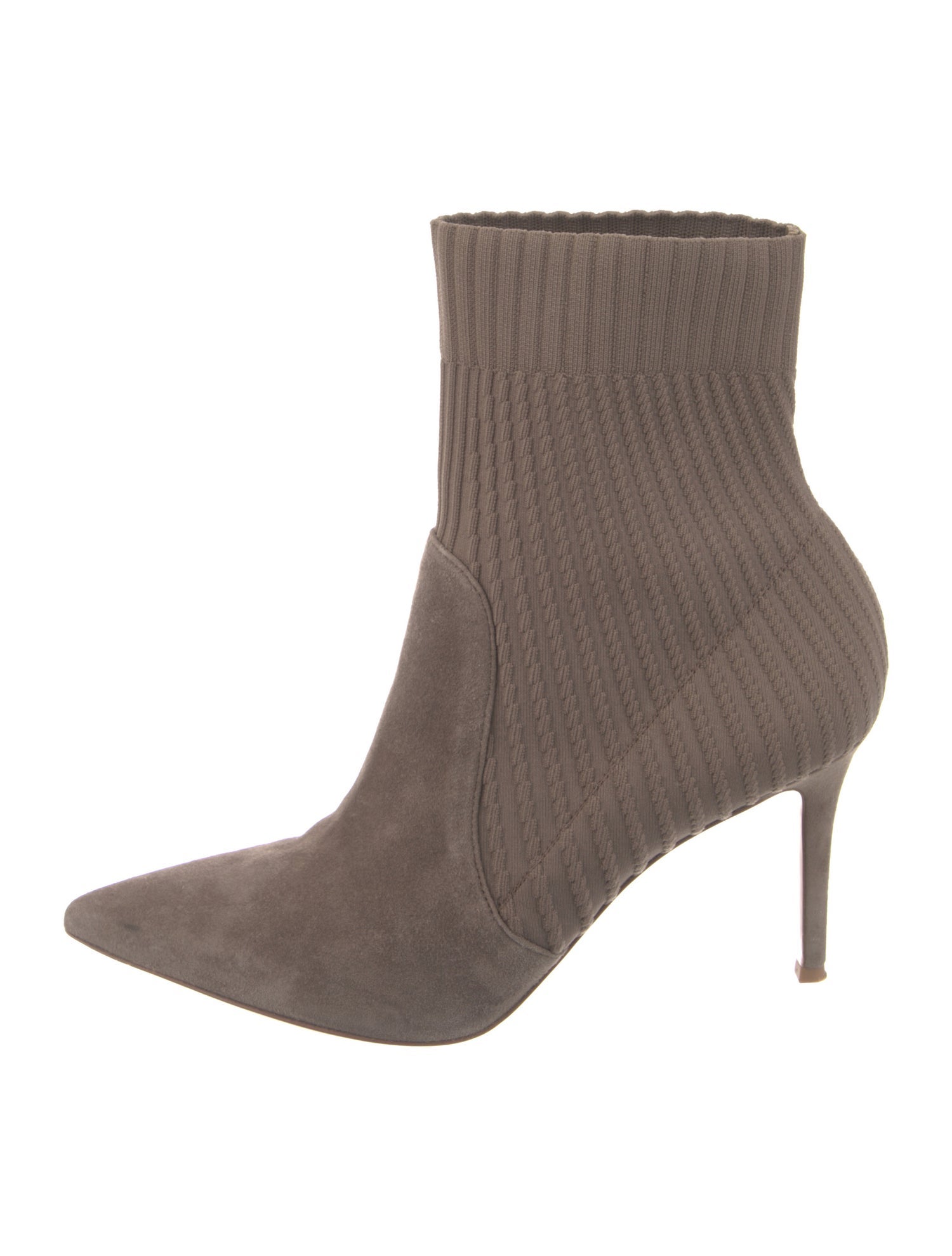 Gianvito Rossi Suede Sock Boots