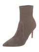 Gianvito Rossi Suede Sock Boots