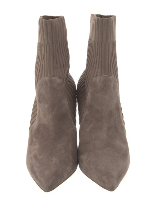 Gianvito Rossi Suede Sock Boots