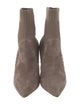 Gianvito Rossi Suede Sock Boots