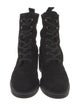 Gianvito Rossi Suede Combat Boots