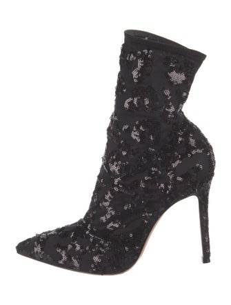 Gianvito Rossi Sequin Embellishments Sock Boots