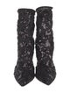 Gianvito Rossi Sequin Embellishments Sock Boots