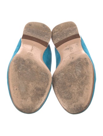 Gianvito Rossi Suede Mules