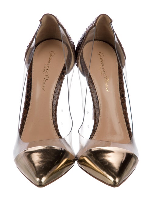 Gianvito Rossi Snakeskin Pumps