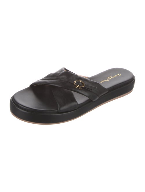 Gianvito Rossi Leather Slides