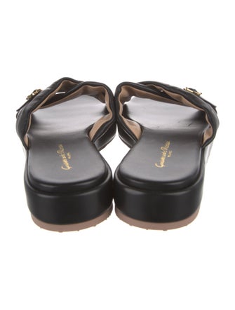 Gianvito Rossi Leather Slides