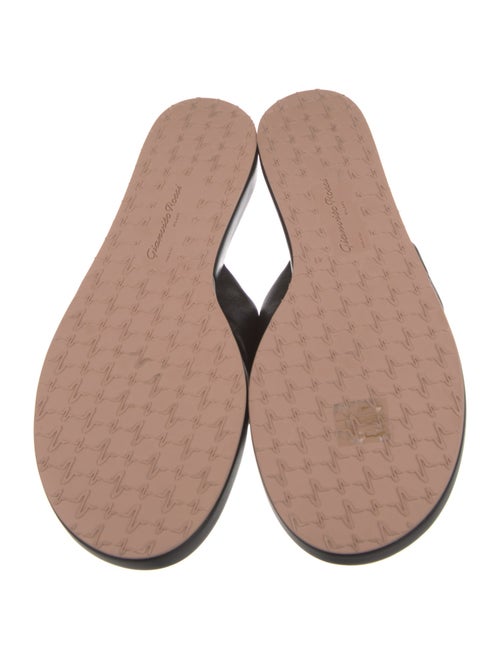 Gianvito Rossi Leather Slides