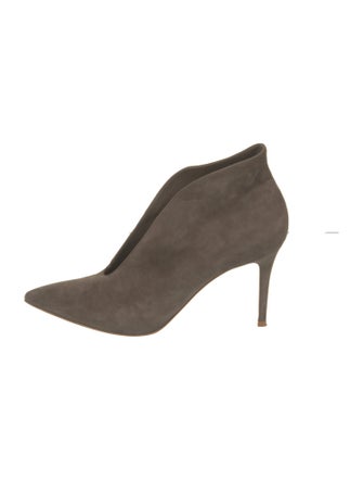 Gianvito Rossi Suede Mules