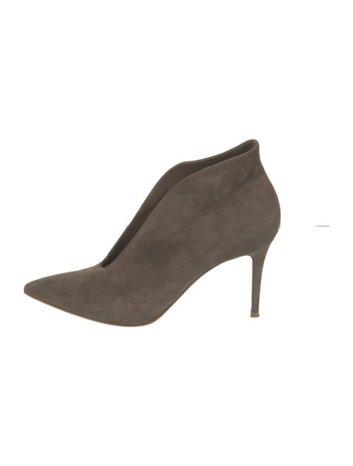 Gianvito Rossi Suede Mules