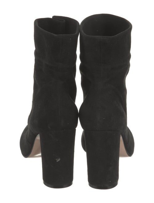 Gianvito Rossi Suede Lace-Up Boots
