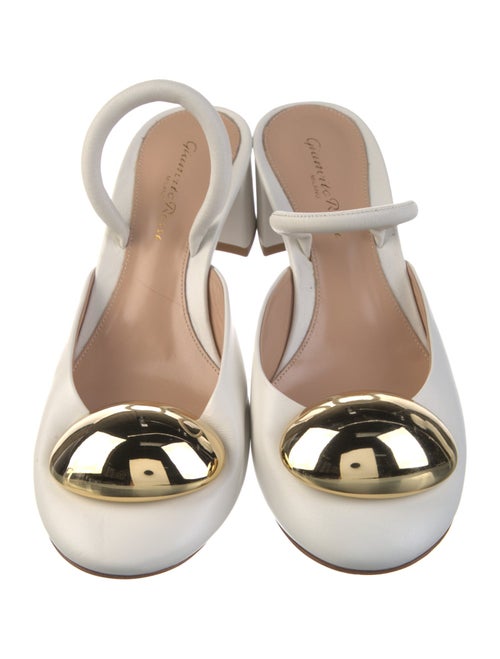 Gianvito Rossi Leather Slingback Pumps