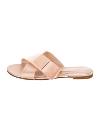 Gianvito Rossi Satin Slides