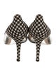 Gianvito Rossi Ponyhair Houndstooth Print D'Orsay Pumps