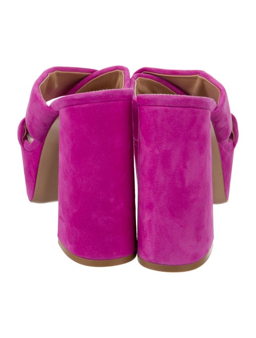 Gianvito Rossi Suede Slides