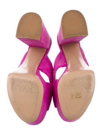 Gianvito Rossi Suede Slides