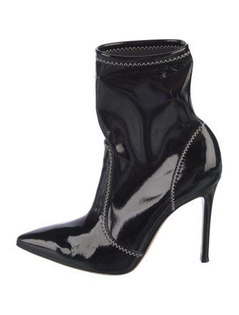 Gianvito Rossi Patent Leather Sock Boots