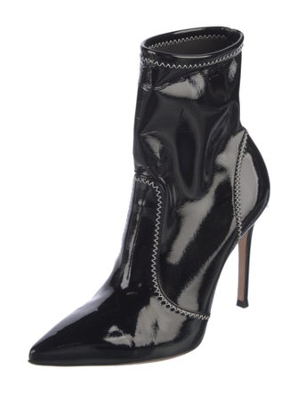Gianvito Rossi Patent Leather Sock Boots