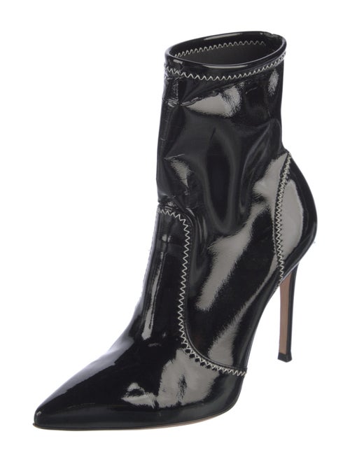 Gianvito Rossi Patent Leather Sock Boots