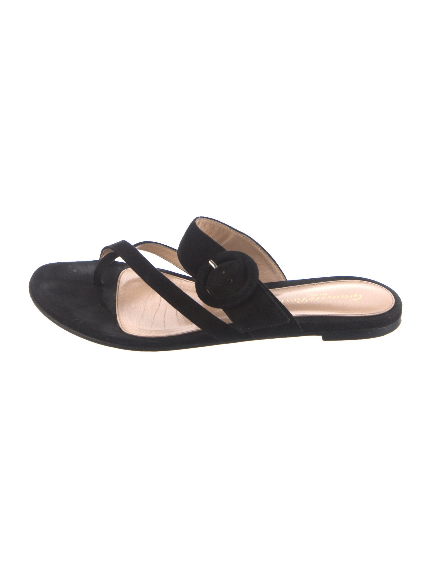 Gianvito Rossi Suede Slides