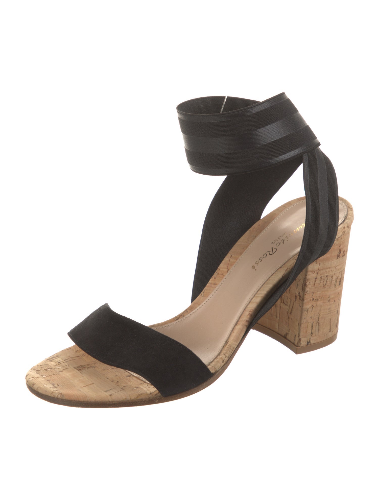 Gianvito Rossi Suede Slingback Sandals