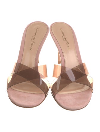 Gianvito Rossi Suede Slides