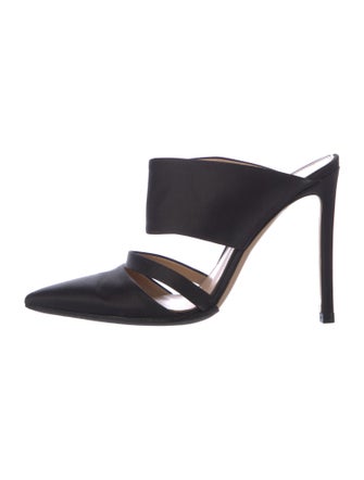Gianvito Rossi Satin Mules