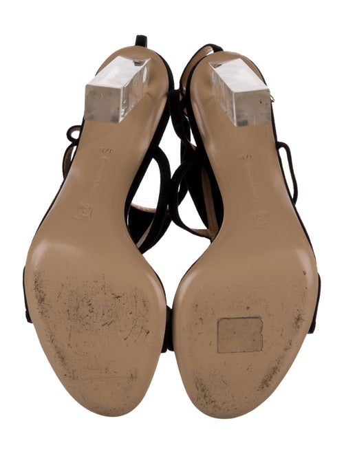 Gianvito Rossi Suede T-Strap Sandals