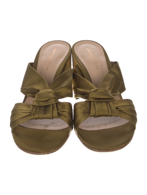 Gianvito Rossi Satin Slides