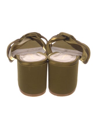 Gianvito Rossi Satin Slides