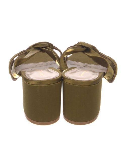 Gianvito Rossi Satin Slides