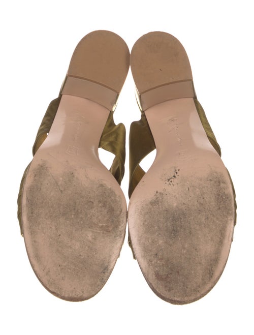 Gianvito Rossi Satin Slides