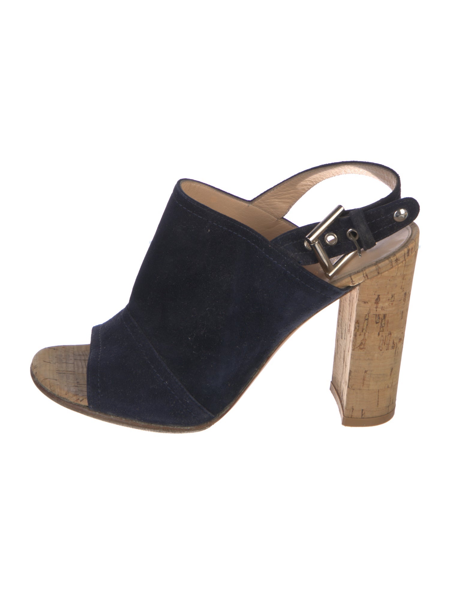 Gianvito Rossi Suede Slingback Pumps