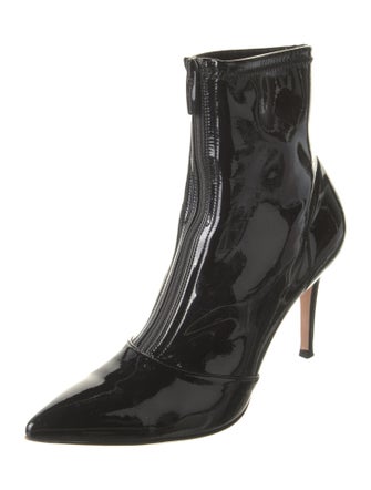 Gianvito Rossi Patent Leather Sock Boots