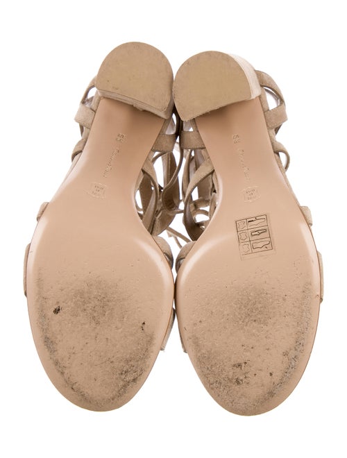 Gianvito Rossi Suede T-Strap Pumps