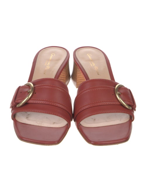 Gianvito Rossi Leather Slides