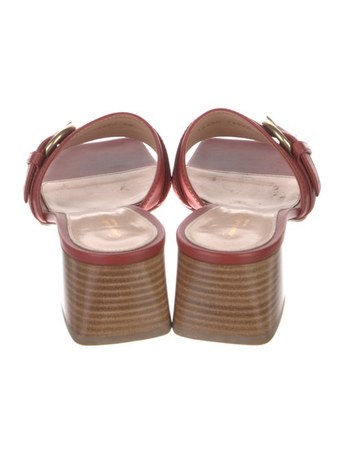 Gianvito Rossi Leather Slides