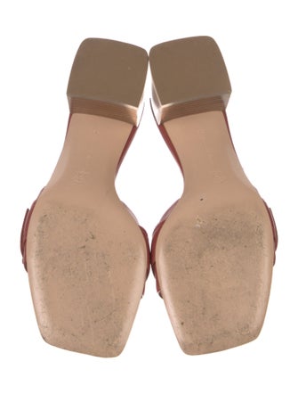 Gianvito Rossi Leather Slides