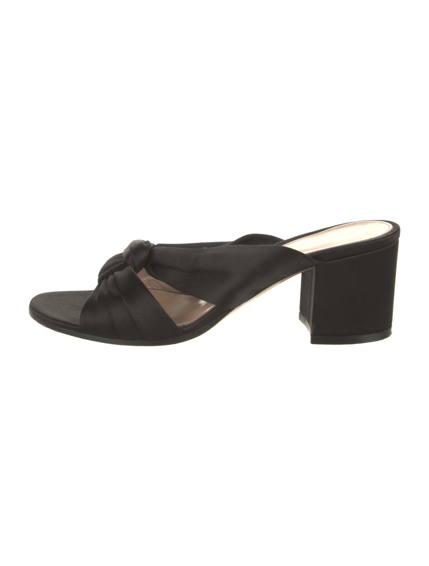 Gianvito Rossi Satin Slides