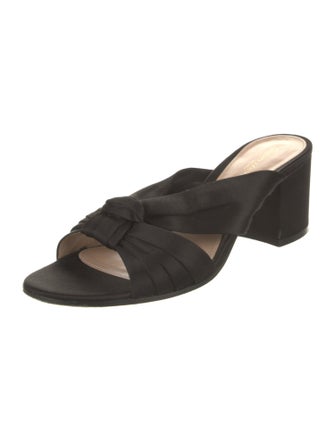 Gianvito Rossi Satin Slides
